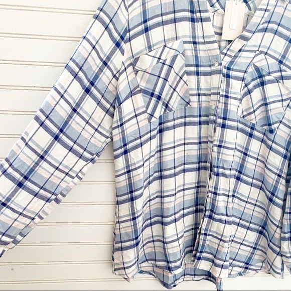 Candie's plaid button Shirt plus Size XXL - Picture 7 of 12